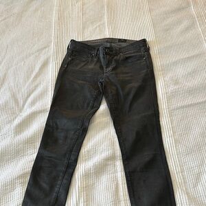 AG Adriano Goldschmied Leather coated Skinny Jeans